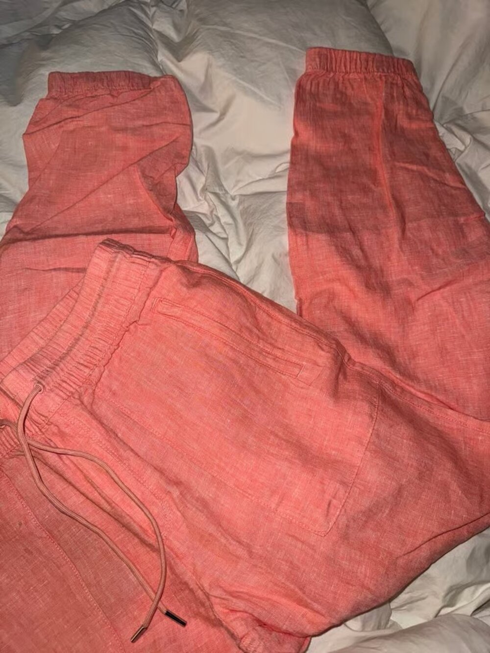 Women's Cuffed Athletic Pants Size L